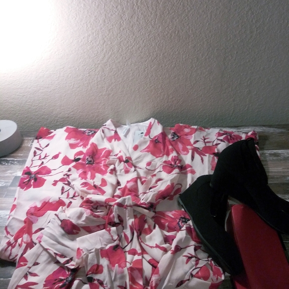 This Beautiful Red, Pink, Blue Dress - Picture 5 of 9